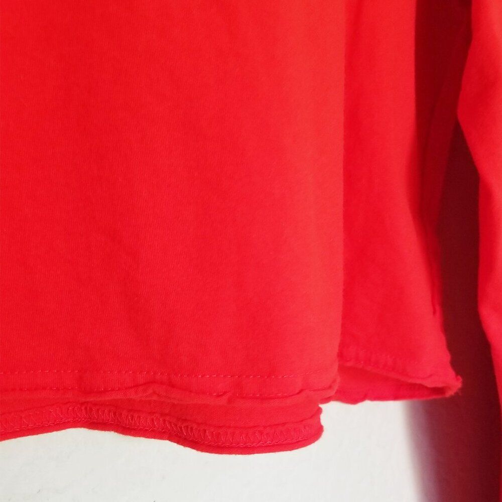 We The Free Red Cropped Long Sleeve Tee - Picture 10 of 15